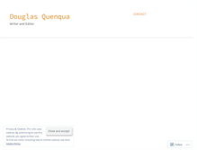 Tablet Screenshot of douglasquenqua.com